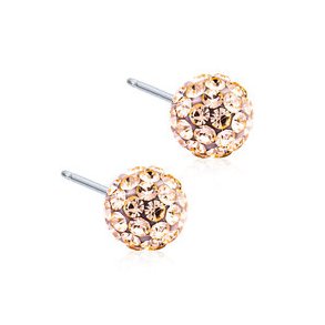 CRYSTAL BALL GOLDEN ROSE