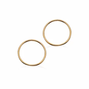 Slv forgyldt vrid creoler