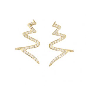 Slv forgyldt crawler