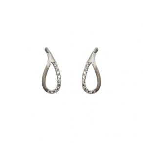 8 kt Hvidgulds�restikker