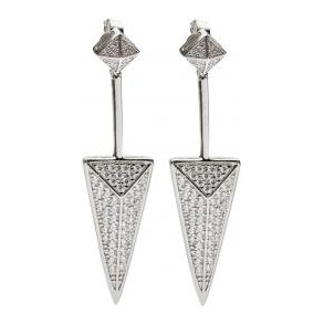 Sif Jakobs reringe Pecetto med hvide zirkoner