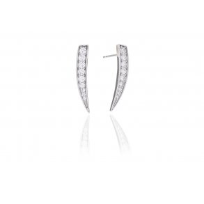 Sif Jakobs reringe Pila med hvide zirkoner