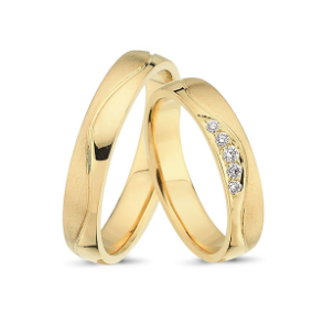 Forlovelses- eller Vielsesringe i 14kt.