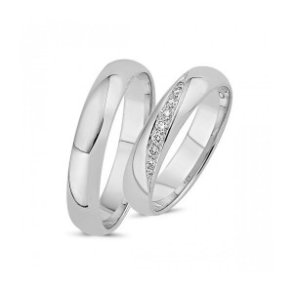 Forlovelses- eller Vielsesringe i 14kt.