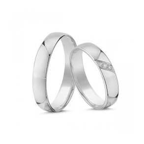 Forlovelses- eller Vielsesringe i 14kt.