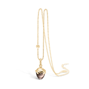 Slv forgyldt halskde