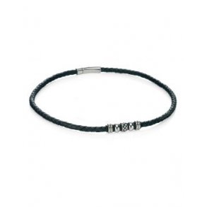 St�l/L�der halsk�de